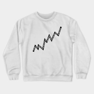 Buy Hodl Repeat Line Chart Black Crewneck Sweatshirt